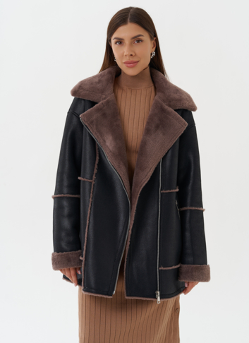 Дубленка из эко кожи