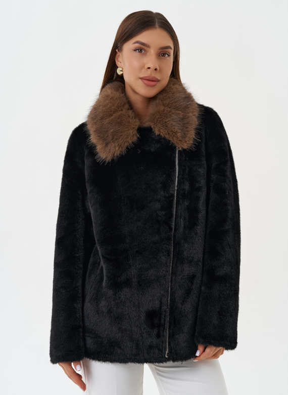 Куртка "косуха" из эко меха
