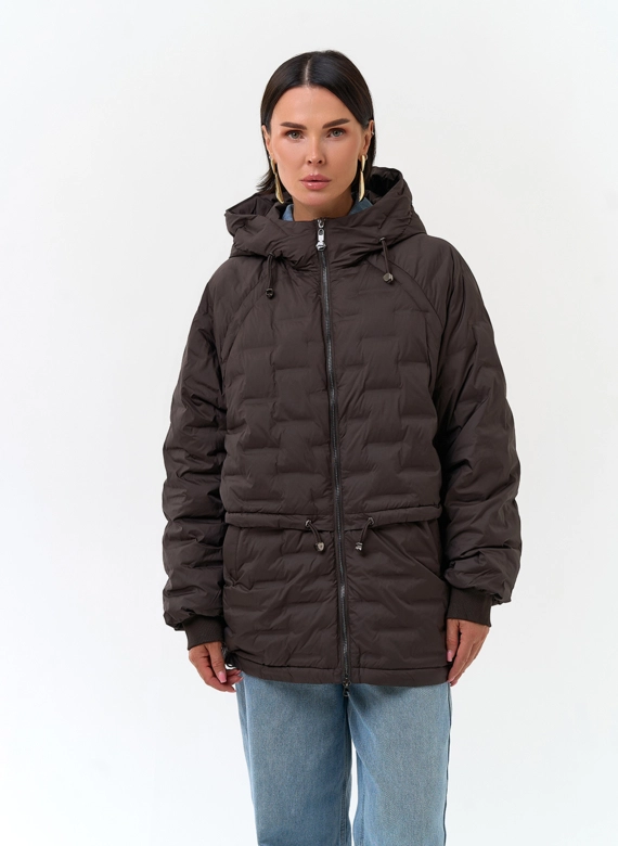 Женская куртка с капюшоном