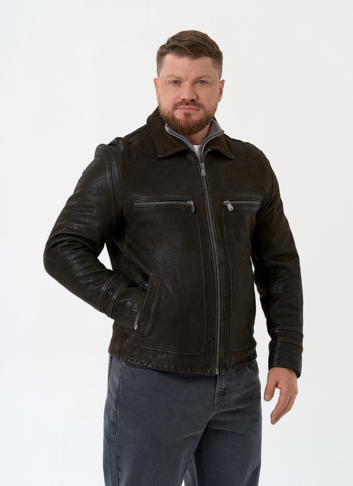 Мужская куртка из натуральной кожи
