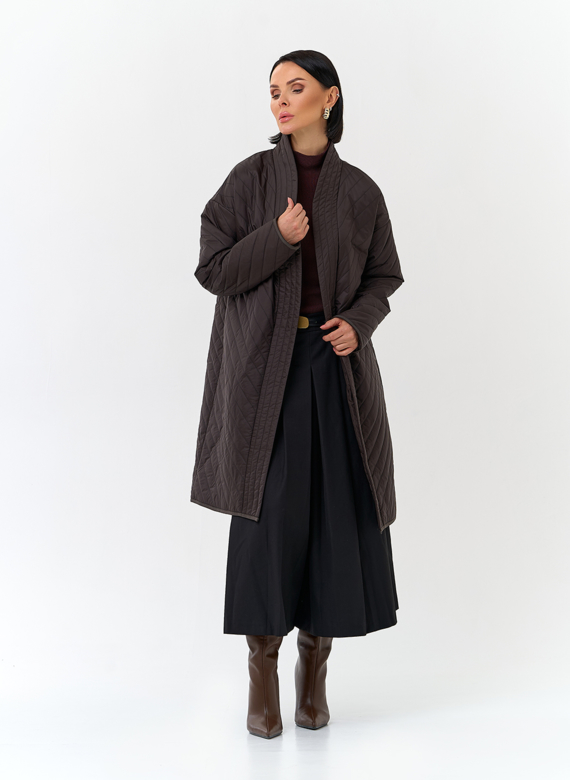 Женская удлиненная куртка кимоно