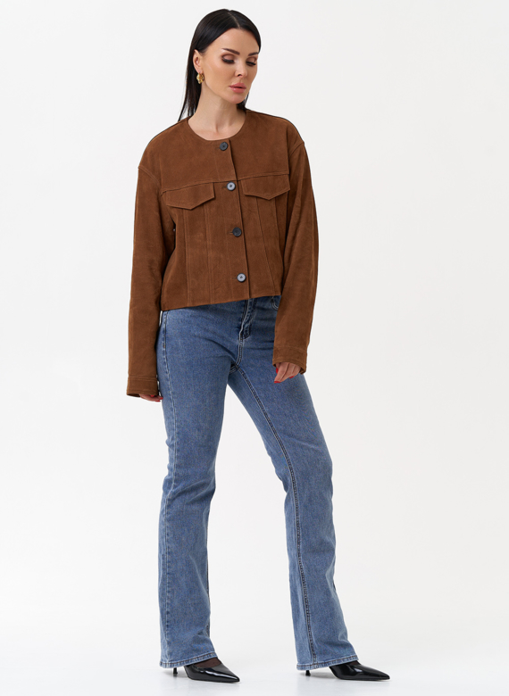 Куртка из натуральной замши