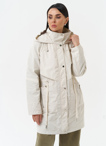 Плащ женский с капюшоном