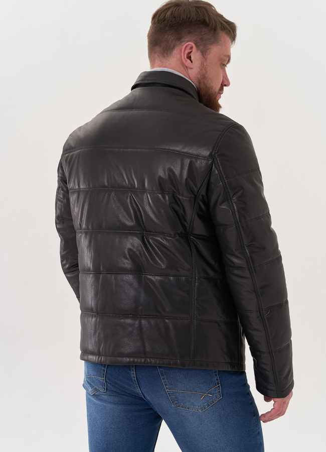 Мужская кожаная куртка 